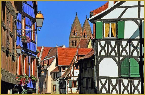 Au Bon Vieux Port Maison De Vacances Alsacienne A 10Mn De Ribeauville, Riquewihr Et Kaysersberg سليستا المظهر الخارجي الصورة